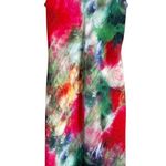 Adam Lippes  Watercolor Blurred Floral Print Satin Slip Midi Dress Size 4 Photo 5