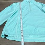 Peter Millar  Element Wind 1/4 Zip‎ Golf Pullover Windbreaker Teal Size Small Photo 6