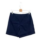 Vince  Chino Shorts High Waist Cotton Navy Blue Size US 8 Photo 5