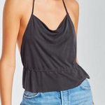 Urban Outfitters gray open back top Photo 0