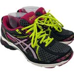 ASICS Gel Flux 3 Black Pink Neon Running Sneakers 7 Photo 0
