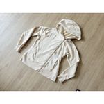 Nike  YOGA Beige Zip Hoodie Jacket Activewear Women’s Size XL Soft & Warm Photo 1