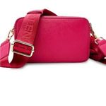 VALENTINO ORLANDI STUDDED FAUX LEATHER CROSSBODY CAMERA BAG Retail $159 NWT Pink Photo 2
