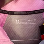 Under Armour  Cold Gear Reactor 1/2 Zip Front Pullover Pink/Gray NEW Size Small Photo 3