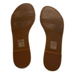 J.Crew  Slide Sandals Women's Sz 10 Blue Beige Espadrille Striped Minimalist Photo 2