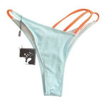 Zaful NWT  bathing suit bottoms size 6 blue orange Photo 0