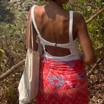 White One Piece Bathing Suit Photo 2