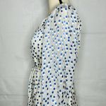 Lovers + Friends  World Traveler Dress Size S Blue Polka Dot Speckled Ocean Photo 7