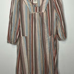 Knox Rose  striped dress women’s size XS linen Blend‎ Photo 0