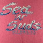 Gildan Sea N Suds Shirt Mens Small Pink Gulf Shores Alabama Restaurant Oyster Bar Tee Photo 1