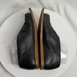 1. State  Sandals Women’s Size 6.5 Black Celvin Leather D'Orsay Flat Open Toe Photo 4