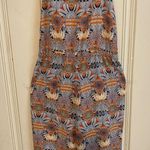 ZARA TrafLuc Womens Jumpsuit Tribal print Halter Open Back Cropped Sz XS NWT Photo 10