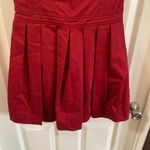 Talula Red Aline Lace Accent Pleated Dress size 4 Photo 3