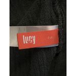 Lucy Dress Womens Small Gray Cowl Neck Long Sleeve Knit Sweatshirt Pockets Photo 6