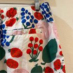 Marimekko x Uniqlo LARGE Cotton Pleated AOP Poplin Fruit Pattern Shorts Size L White Photo 6