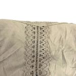Ocean Drive Crinkle Crochet Handkerchief Top Olive Photo 4