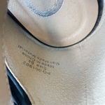 Journee Collection Telyn Espadrille Wedge Sandals Black Faux Leather Size 6.5 Photo 10