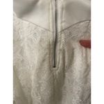 Lulus NWT  Romantic Message White Lace Racerback Sleeveless Midi Dress,XS Photo 10