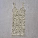 Free People  Intimately Medallion Crochet Bodycon Dress size Medium/Large Photo 2