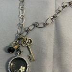 Origami Owl Living Locket Necklace Blessed Locket Chain Charms Dangle Photo 0