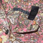 Liz Claiborne  90's Pink Paisley Button Down Top Size‎ M Photo 4