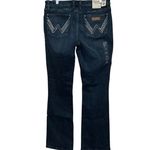 Wrangler  Retro Women's Mae Mid-Rise Boot Cut Jeans Decorative Pockets Size 32x34 Photo 1