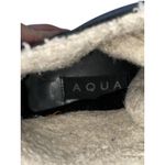 AQUA  Miranda Women's Black Lace Up Round Toe Lug Sole Faux Fur Hiker Boots 8 Photo 4