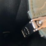 Coach : Teal & White (C3656) Court Tote Signature Nylon Bag- Silver Tone- mark Photo 6