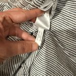 J.Crew Striped linen blend drawstring pant Size 18 casual pull on beach crop White Photo 9