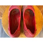 Keen  Mercer Ballerina CNX Ballet Womens Suede Flat Slip On Red Size US 8 EU 38.5 Photo 4
