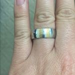 The Great  Wall Silver Stainless Steel Ring Photo 0