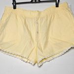 Hollister Cotton Boxer Shorts / Yellow / Women's Size XL - 346-484-00121-800 Photo 1