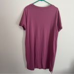 A New Day  WOMEN’S SHORT SLEEVE MIDI T-SHIRT DRESS PINK XXL Casual Summer plus Photo 4