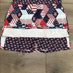 Skort Obsession 18” High Rise Tennis Golf Skirt Skort Red White Blue Size XL Photo 3