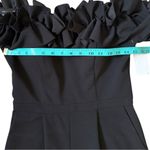 XScape Evenings Ruched Ruffle Scuba Crepe Jumpsuit Sold Out Online Size 8 Black Photo 10