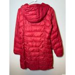 Tommy Hilfiger  Packable Lightweight Premium Down Blend Puffer Coat Red Small Photo 2