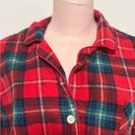 Ralph Lauren Lauren  Monogramed Tartan Plaid Plush Fleece 2Piece Pajama size XL Photo 2