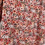 Handmade  Large Floral Square Neck Puff Sleeve Retro Boho Cottagecore Crop Top Photo 4