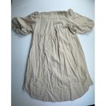 Cynthia Rowley  Linen Viscose Blend Puff Sleeve V Neck Tunic‎ Dress Photo 4