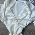 NEW JONATHAN SIMKHAI Piper Combo Wrap Jumpsuit White Size 4 Photo 10