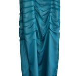 Kay Unger Strapless Ruched Column Dress Size 6 — Y2K Whimsy Meets‎ Modern Grace Blue Photo 1