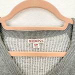Merona Womens Sweater Size M Gray V Neck Lightweight Knit Classic Minimalist Scandi Photo 4