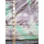 Abound  Green Tie Dye Pull Over Lightweight Hoodie Long Sleeves Womens Size XS Photo 3