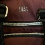 Coco + Carmen Dark Maroon Crossbody Purse Photo 2