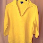 Ralph Lauren Talbots yellow Irish linen top sz 16P Photo 0