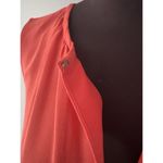 Eileen Fisher  Dress Size Medium Orange Sleeveless Tank Flowy Summer Resort Photo 2