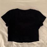 Princess Polly  Classic Black Crop Top Photo 2