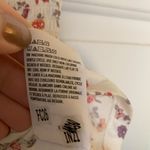 American Eagle  AE Pink & Purple Floral Ruched Crop Top Photo 4