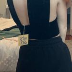 Verge Girl Another Night Velvet Top // Black Photo 2