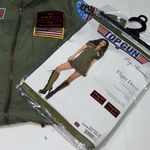 Leg Avenue  Top Gun Flight Dress Halloween Costume Womens Large Goose Maverick Photo 0